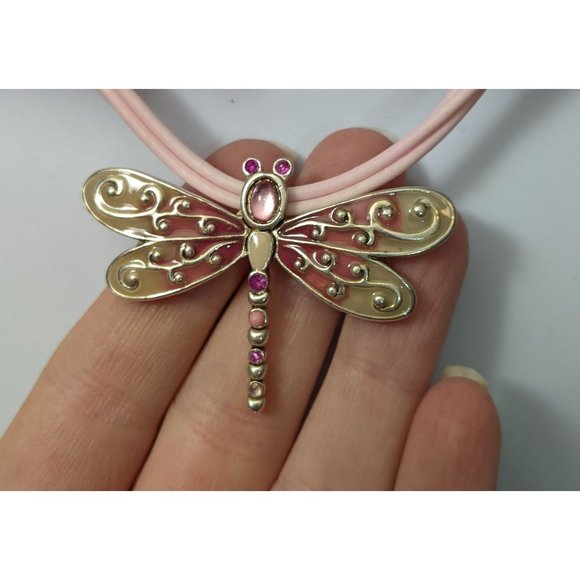 Jewelry - Pink Dragonfly Necklace